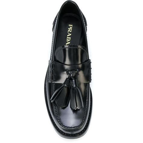 prada tassel loafers silver|Women's Prada Loafers & Oxfords .